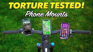 Tested brutally! Bicycle smartphone handlebar mounts