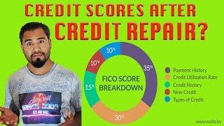 What will my #creditscores be after credit repair? Credit Scores Explained after repair #gizzycredit