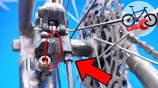 Bicycle brake repair. How to properly clean a bicycle brake disc