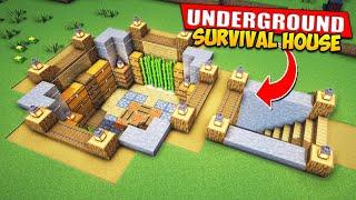 Minecraft Easy Underground House Build Tutorial 