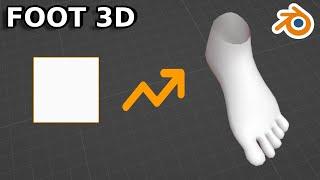 how to model a foot in blender for beginners