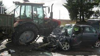 #2 Tractor crash, Аварии Тракторов,Tractor accident compilation 2015