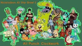 Nickelodeon All Star Brawl 2 All Characters Punching Clockwork