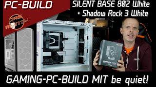 Weißer Gaming-PC-Build mit be quiet! Gehäuse Silent Base 802 + Kühler Shadow Rock 3 White | DasMonty