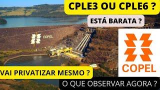 CPLE3 OU CPLE6 QUAL AÇÃO DE COPEL É A MELHOR ? ANÁLISE RÁPIDA DE COPEL ! RISCO OU OPORTUNIDADE ?