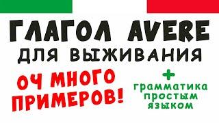 Глагол avere - ВСЁ что нужно знать тому, кто учит итальянский с нуля