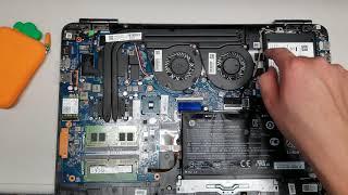 HP Omen 15-ax256nr Disassembly SSD RAM Hard Drive Upgrade Fan Repair