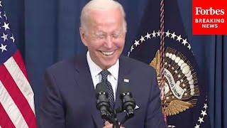 BREAKING: Biden Laughs When Asked About Fist Bump With Saudi Crown Prince MBS