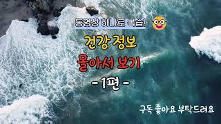 최고의 건강 정보 몰아보기 1편