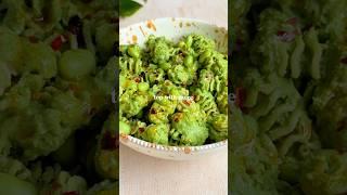  SPICY EDAMAME PESTO PASTA  #highproteindiet #plantbased #quickrecipe