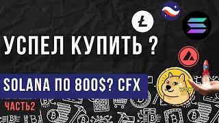 ЭТИ МОНЕТЫ СДЕЛАЮТ ТЕБЯ МИЛЛИОНЕРОМ: SOLANA, ETH  STRK, ZRX,DYDX / БИТКОИН 100 000$ ЧТО ДАЛЬШЕ ?