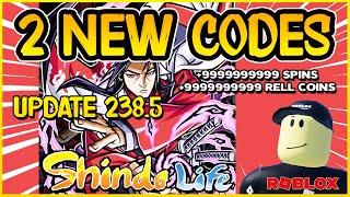 2 NEW WORKING CODES for SHINDO LIFEUpdate 238.5Codes for Shinobi Life 2Roblox 2024