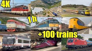 European Trains in 2022. 1 hour. +100 Trains!