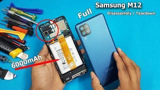 How to Open Samsung M12 and A12 Back Panel || Samsung Galaxy M12 Disassembly / Samsung M12 Teardown