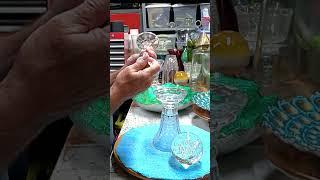 My Crystal Ball #diy #artglassfinds #gardendecor