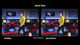 Star Trek - Amok Time - visual effects comparison