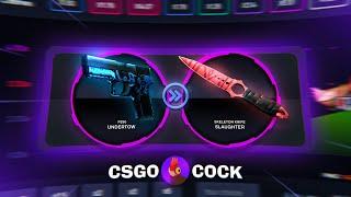 I TURNED THIS SKIN INTO A KNIFE?!? (CSGOCock)