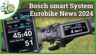 Alle Bosch eBike  Neuheiten der EUROBIKE 2024  Range Control  Purion 200 