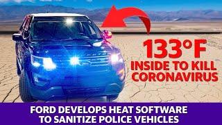 Ford develops heat software to sanitize police vehicles