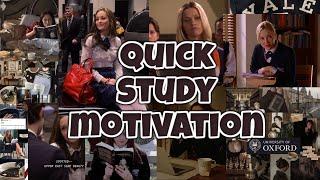 quick study motivation ( gilmore girls / gossip girl )