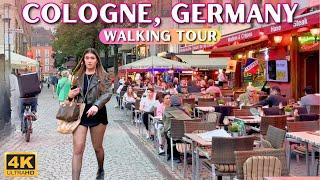 Exploring Cologne Walking Tour |  Germany City View in 4k/60fps HDR [With Captions]