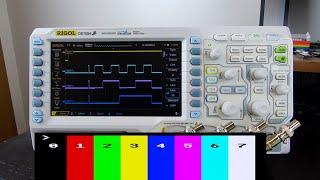 Exploring the BBC Micro's video outputs on a digital oscilloscope