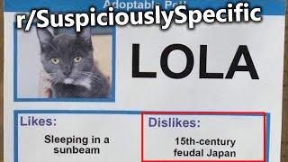 r/SuspiciouslySpecific | Memes that are so Specific, They're Suspicious.