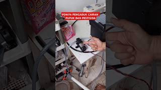 Pompa Pengaduk Cairan Pupuk dan Obat Pestisida sistem rotasi aliran air putar. #nikuma #pertanian