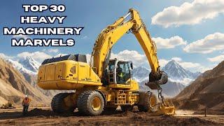 Mighty Machines Unleashed: Top 30 Heavy Machinery Marvels