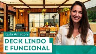 Decoração de varanda com Karla Amadori: dicas de móveis funcionais!