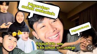 SERU BANGET NGANTER ADEK SAMPE DEPAN SEKOLAHAN 