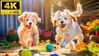 Baby Animals 4K (60 FPS) UHD - World's Most Delightful Baby Animals With Relaxing Music