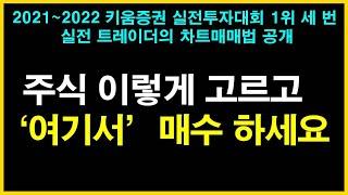 단타 종목 선정방법과 매수타점 잡는 법. 초보자분들 꼭 보세요.