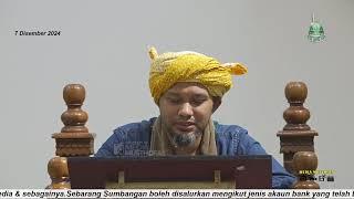 7/12/2024 | Pengajian Selepas Solat Asar | Ustaz Muhaizad Bin Mohamed