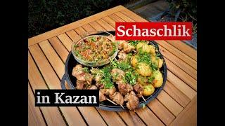 SCHASCHLIK mal anders. Rezepte für KAZAN oder DUTCH OVEN. Utschak. Шашлык по другому , в казане