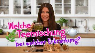 Welche Teemischung bei welcher Erkrankung?  #wildkräuter #heilpflanzen #tee #kräuter #garten