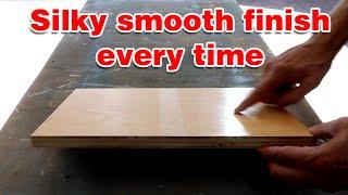 The biggest wood finishing mistake. #shorts