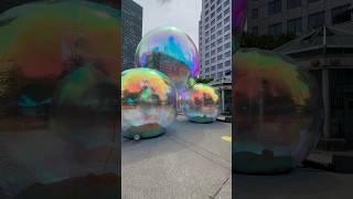 playful giant balloons art called Evanescent by Atelier Sisu at Luminato in Toronto
