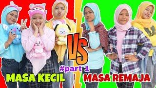 MASA KECIL VS MASA REMAJA PART 1 | CERITA LUCU | CHIKAKU FAMILY