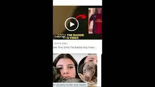 sofia the baddie dog video original twitter | sophia dog video