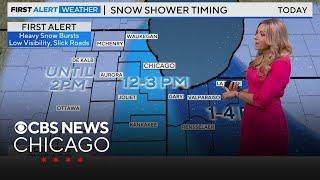 Snow showers on the way for Chicago