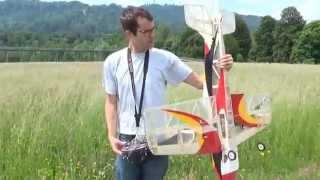 So fast Rc 3S Donuts 3D Acro Airplane-Pilot is Minder Thomas Allmend Switzerland