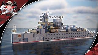 Minecraft: WW2 HNLMS De Ruyter | Light Cruiser Tutorial