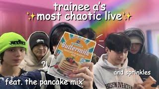 a summary of the chaos that was trainee a’s first group usa livestream