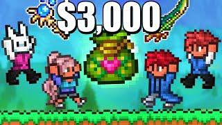 Terraria $3,000 Race, But Treasure Bags Give Random Items...