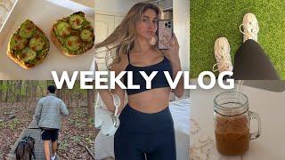 PRODUCTIVE WEEKLY VLOG  cleaning & organizing, working out & getting my life together!