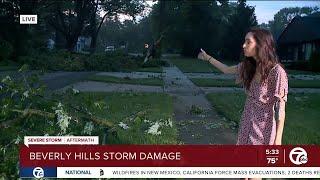 5:30AM LOOK AT BEVERLY HILLS STORM DAMAGE