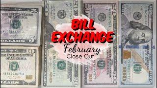 Monthly BILL EXCHANGE | Sinking Funds | February Monthly Closeout 2023