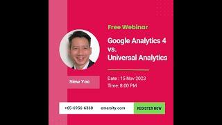 GA4 vs Universal Analytics #ga4 #googleanalytics #webanalytics #dataanalytics