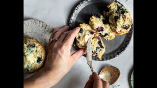 The Korean Vegan - The Best Vegan Blueberry Muffins EVER.